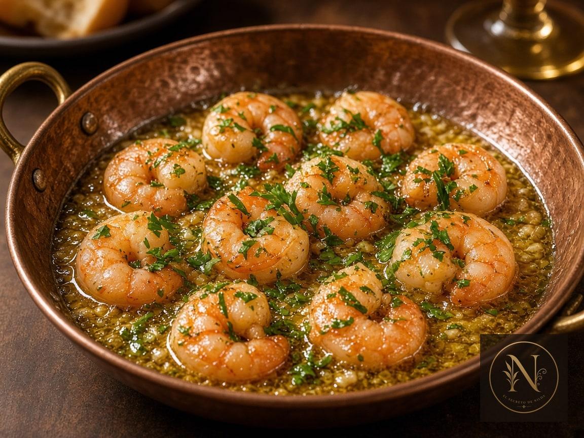 Camarones al ajillo