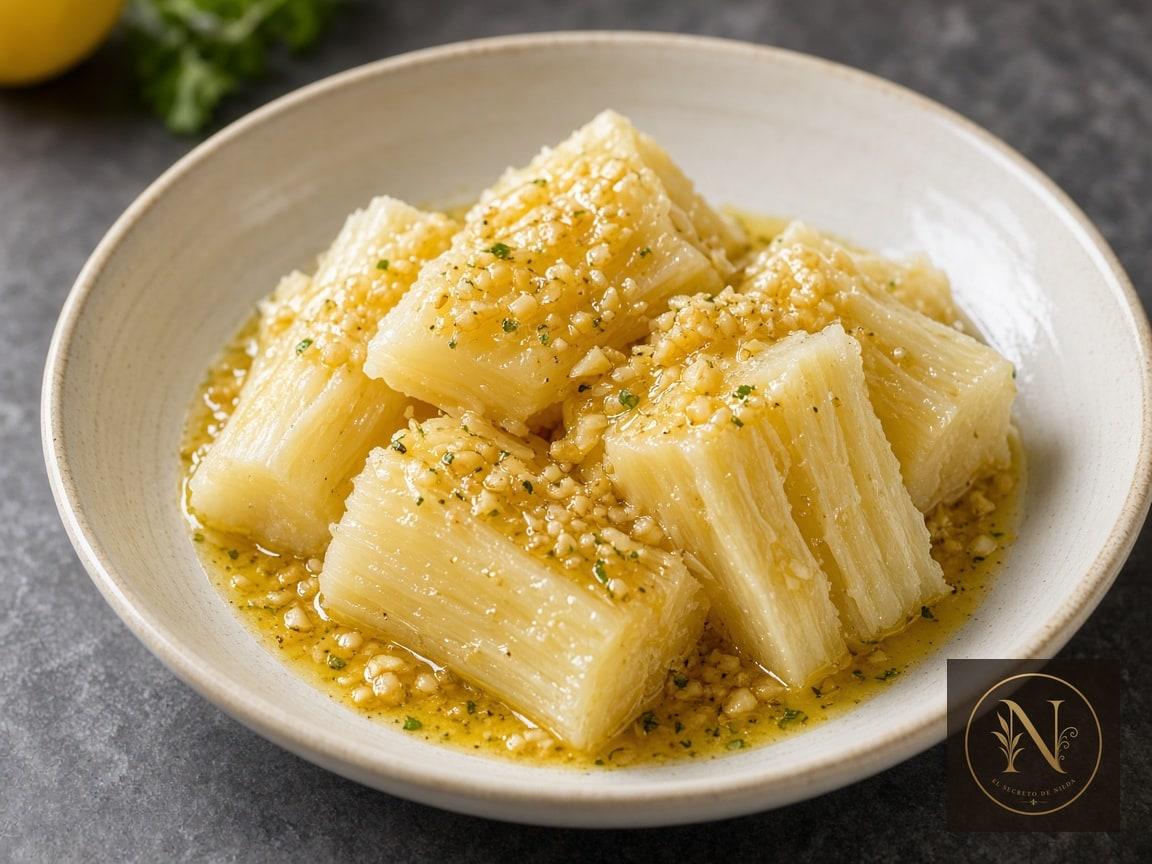 Yuca con mojo